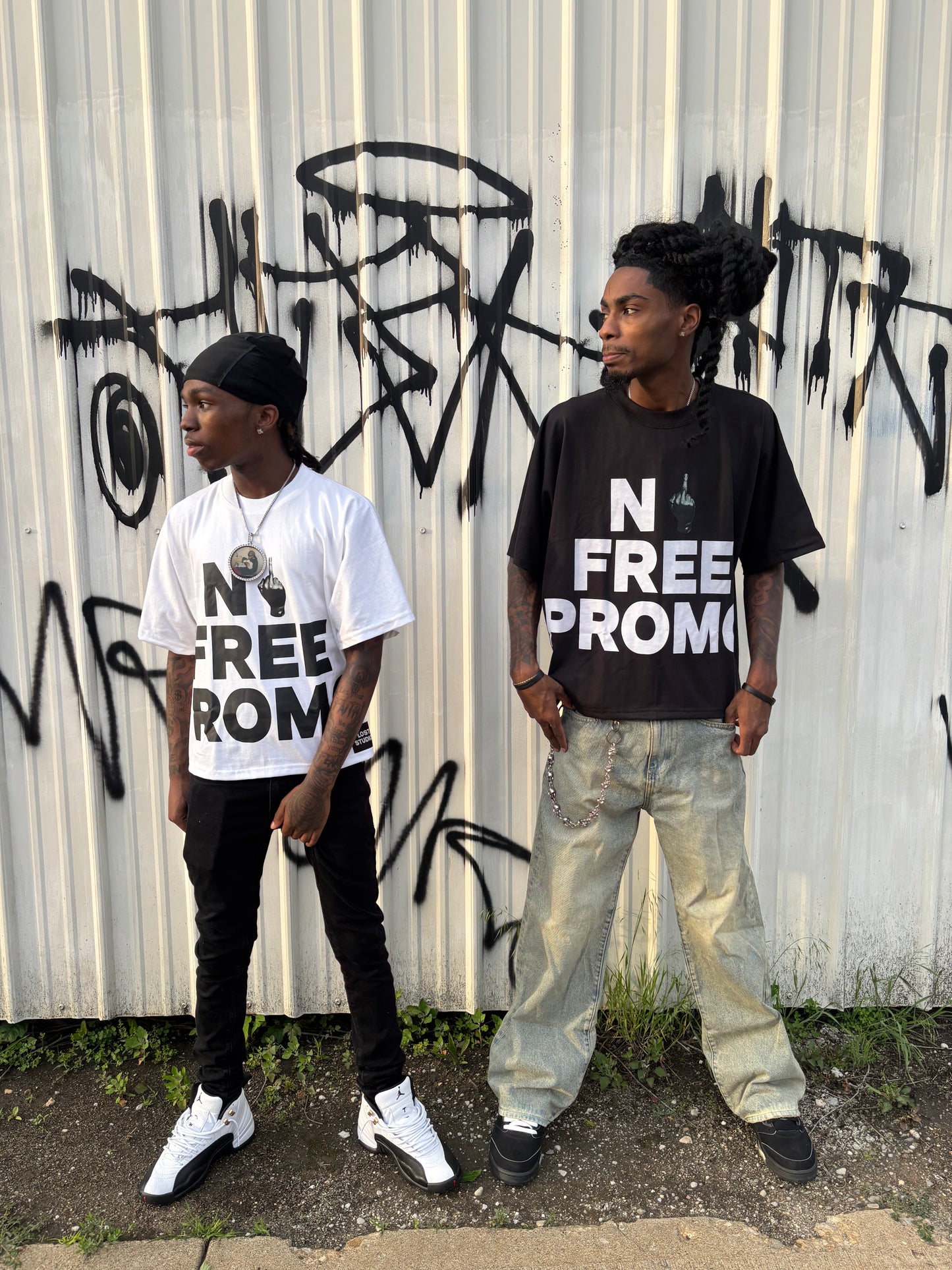 “No FREE PROMO” Boxy Tee