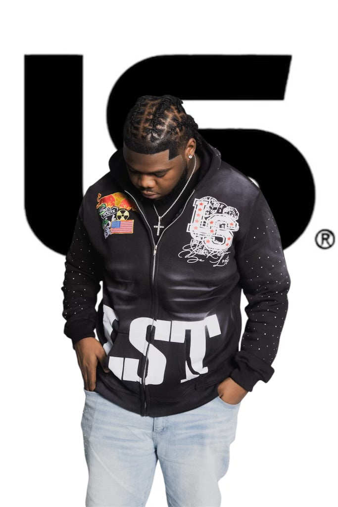 Patchwork & Rhinestones Jacket