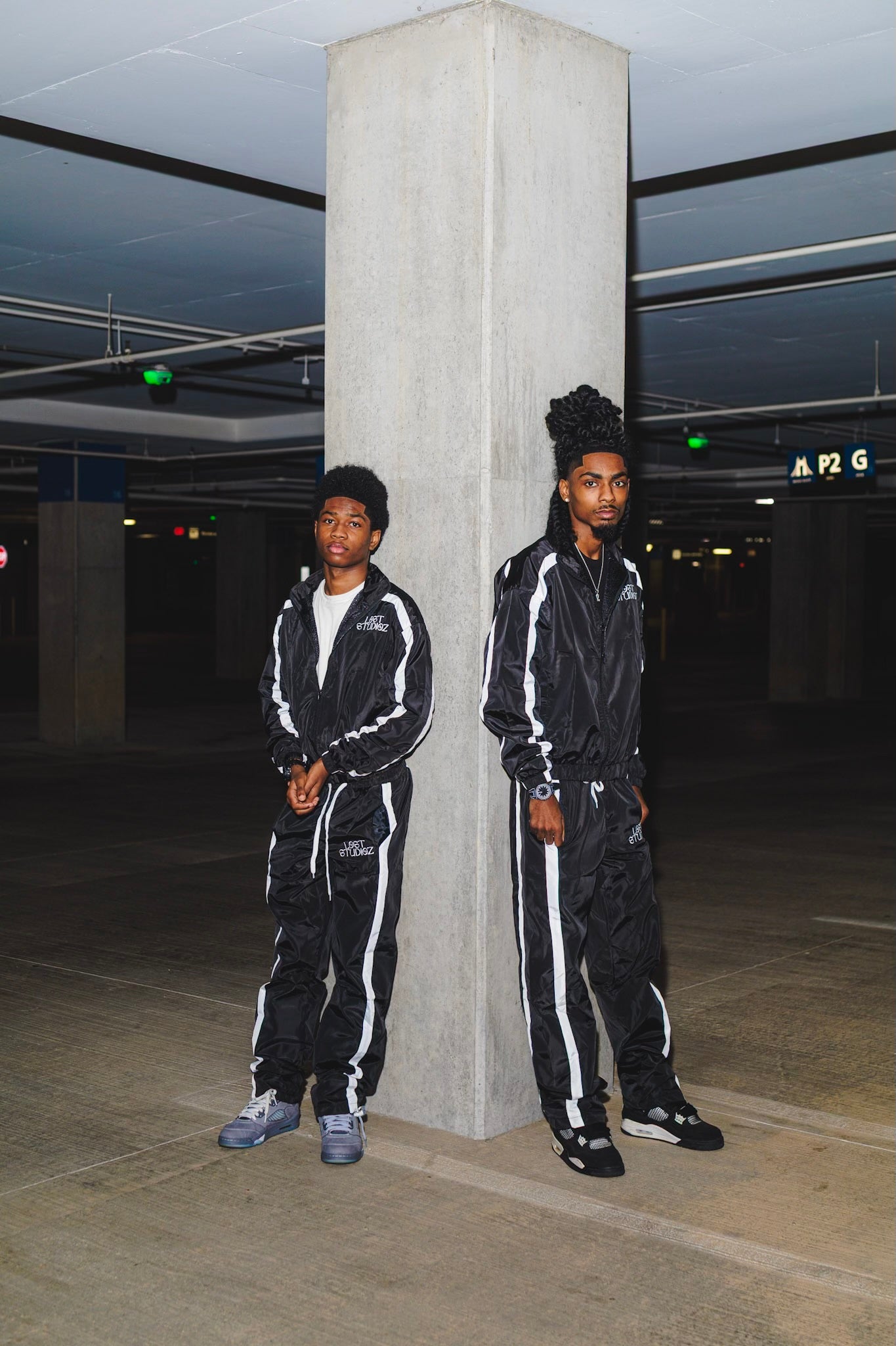 LOST STRIPED WINDBREAKER TRACKSUIT