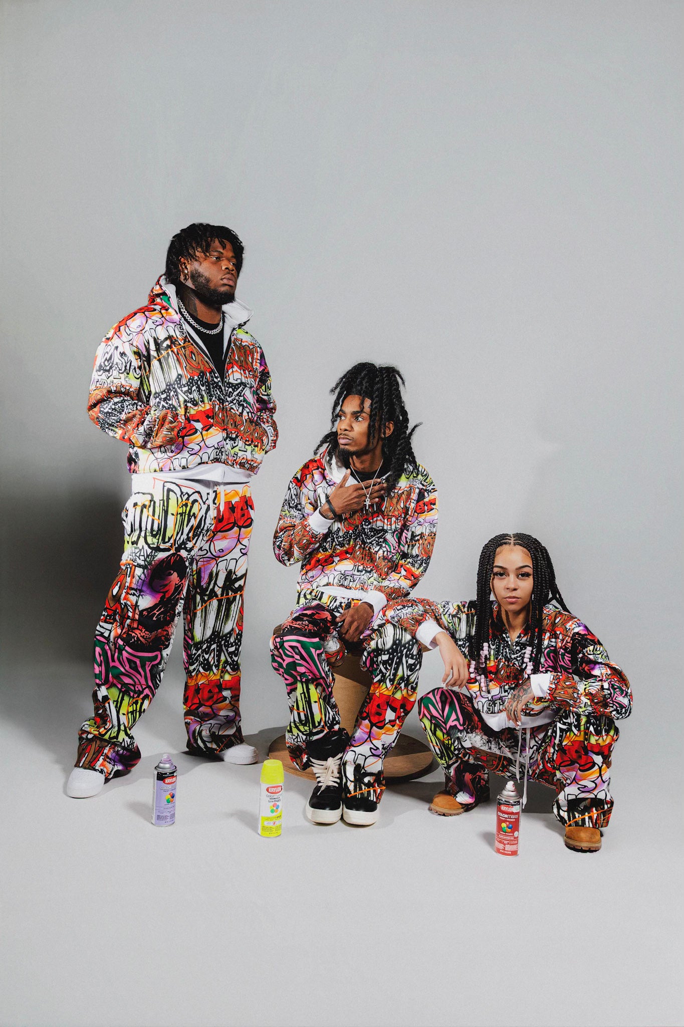LOST GRAFFITI ZIPUP HOODIE